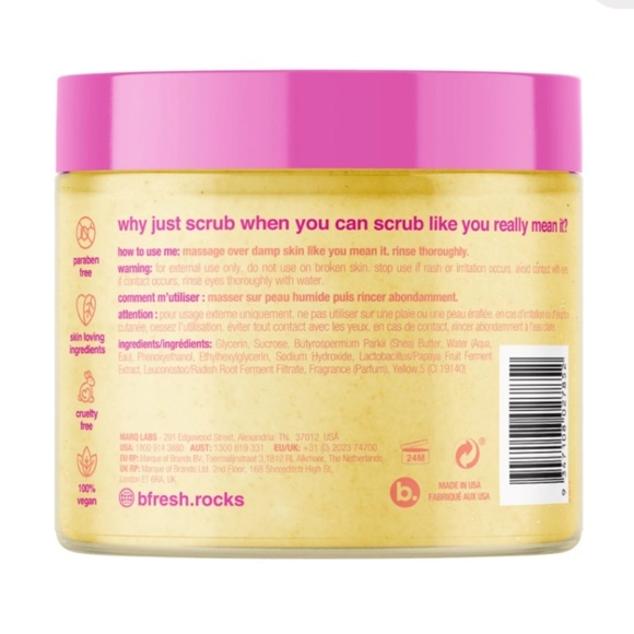 Scrub me like you mean it Pineapple Punch Body Scrub - 16oz buy one get one - Picture 3 of 10